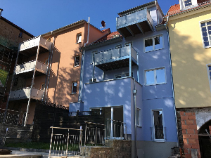 Große 3-Raum-Wohnung mit Balkon im Zentrum von Pößneck